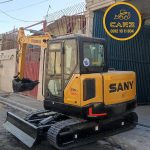 مینی بیل زنجیری 6 تن سانی
