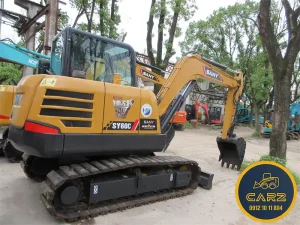 فروش مینی بیل زنجیری 6 تن سانی sany sy60c