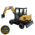قیمت و فروش مینی بیل لاستیکی 6.5 تن سانی مدل SY65W