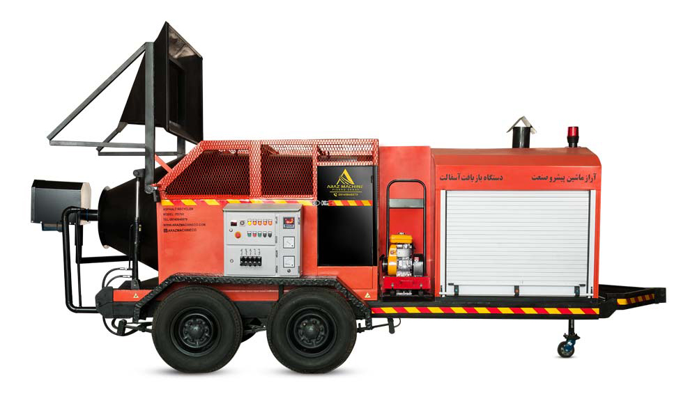 قیمت دستگاه تولید و بازیافت آسفالت تمام اتوماتیک