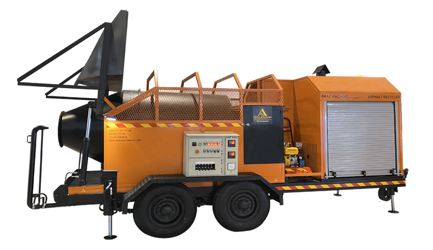 دستگاه تولید و بازیافت آسفالت ps700