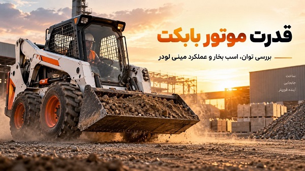 قدرت موتور بابکت و بررسی توان اسب بخار مینی لودر بابکت در پروژه های عمرانی